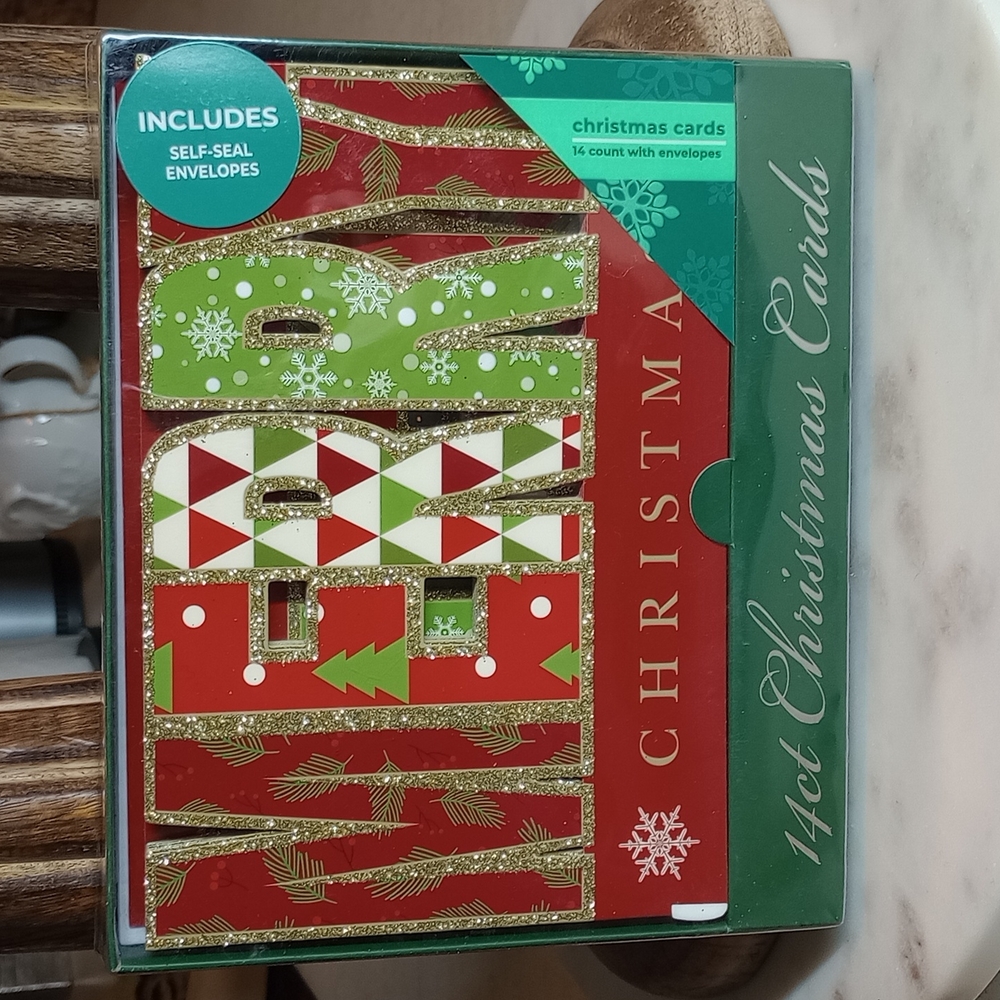Christmas Cards. HAPPY HOME . 14 Count with Envelopes. NWT. Unopened Box.